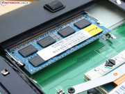 Die vier Gigabyte RAM stecken als ein Modul (1 x 4.096MB), ein zweiter Sockel ist frei.