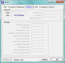 Systeminfo CPUZ RAM