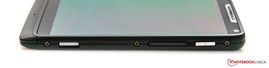 Kamera-Button, Lautstärkewippe und Power-Button