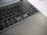Auf der Tastatur lässt sich gut tippen, ...