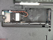 MSata-Steckplatz, beim Testmodell ist keine Antennenvorbereitung für UMTS-Module vorhanden.
