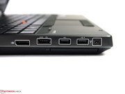 Externe Bildschirme können per DisplayPort oder VGA angebunden werden.