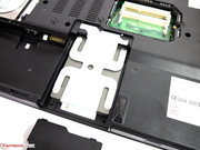 Das Testmodell ist mit SSD und Festplatte bestückt.