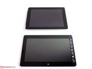 Im Vergleich mit Modellen im 4:3-Format hat das 16:9 VivoTab vor allem Vorteile bei der Filmwiedergabe.