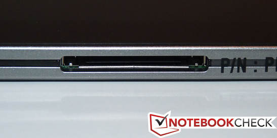 Unterseite: Dock-Connector
