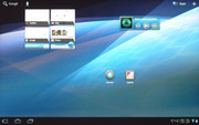 Der Homescreen sollte Honeycomb Nutzern bekannt sein