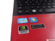 Windows 7 Home Premium ist vorinstalliert.