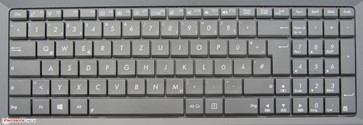 Die Tastatur ist unbeleuchtet.