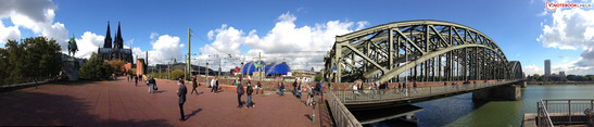 Panoramaaufnahme mit der 8 Megapixel Hauptkamera des Apple iPhone 5