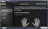Fingerabdrücke Einlesen