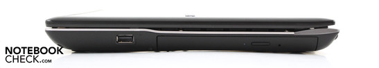 Rechte Seite: USB 2.0, DVD Multibrenner