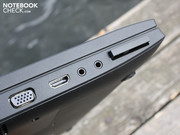 Bei den Anschlüssen gibt es mit ExpressCard, HDMI