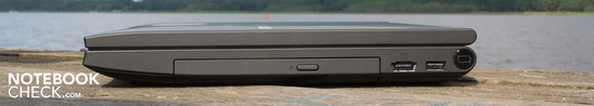 Rechte Seite: DVD Multibrenner, eSATA/USB, USB 2.0
