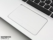 Touchpad ohne separate Tasten