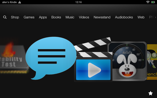 Homescreen im Querformat