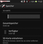Der Kartenleser unterstützt Medien mit bis zu 64 GB.