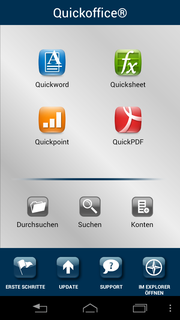... genau wie die Telefon-App ...