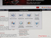 Konfigurationsfeld vom Quickweb