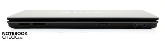 Frontseite: CardReader SD & HG Duo, Funkmodule-Schalter, Kopfhörer, Mikrofon