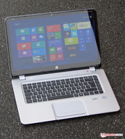 Das Spectre XT TouchSmart im Freien.