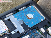 Die 2.5-Zoll HDD könnte gegen eine SSD getauscht werden.