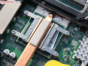 Die CPU ist gesteckt und könnte gegen eine Core i5-2410M getauscht werden.