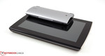 Hier im Vergleich zum 10.1" Asus SL101.