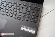 Die Tastatur funktioniert gut.
