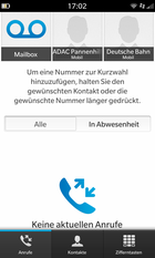 Tel-App Übersicht
