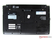 Das Notebook von unten