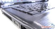 Die einzelnen Tasten „schweben“ quasi über dem Notebook