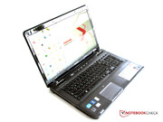 Das Display ist bei diesem Notebook sehr verspiegelt