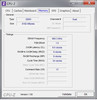 Systeminfo CPUZ: Memory
