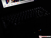 Auch die Tastaturbeleuchtung gibt es beim Satellite.