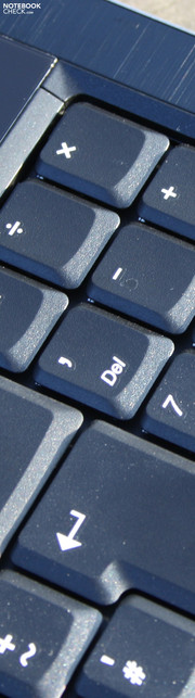 Lenovo IdeaPad V560 M4999GE: Die Eingaben sind gut aber nicht perfekt.