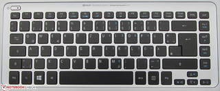 Die Tastatur ist mit einer Beleuchtung ausgestattet.