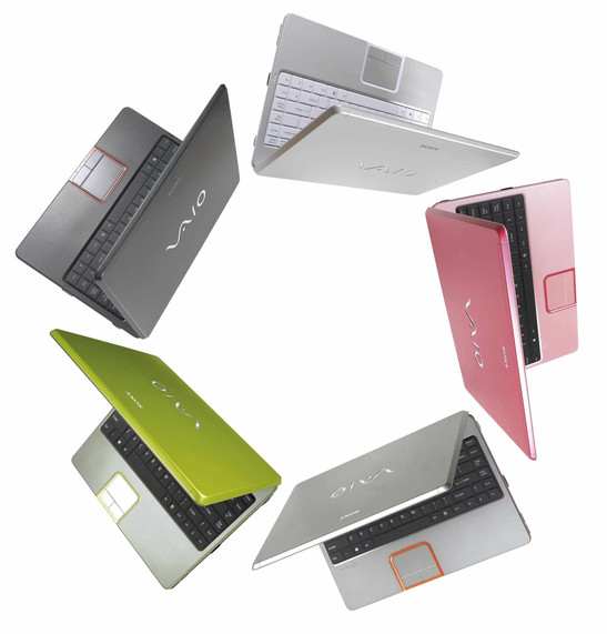 Designpalette des Sony Vaio VGN-C1