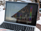 outdoor, bewölkt, Reflexion