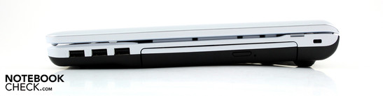 Rechte Seite: 3 x USB, DVD-LW, Kensington