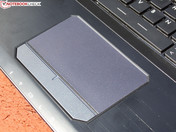 Touchpad mit steifen Tasten