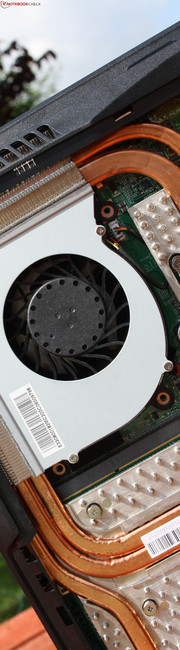 ERAZER X7817 (MD 98058): Kein CPU Throttling dank üppiger Kühlung.