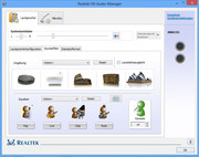Mit dem Realtek Audio-Manager lässt sich die Klangausgabe anpassen.