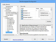 Das Touchpad bietet ein umfangreiches Konfigurationsmenü.