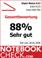 Test Zepto Notus 12A Subnotebook: Gesamtnote „Sehr gut“