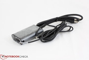 Der Stromadapter liefert 45 W/19.5 V