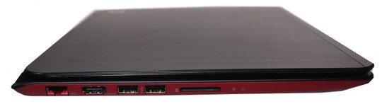 rechte Seite: LAN, HDMI, USB 3.0, Cardreader