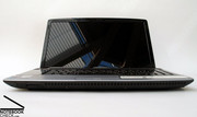 Das Aspire 6920G verfügt über ein 16:9 Display was sich auch direkt auf die Gehäuseabmessungen auswirkt.