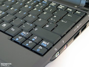 ...die hinsichtlich Tastengröße allerdings zu den kleinsten im 10-Zoll Netbook Bereich zählt.