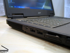 Acer Travelmate 6465WLMi Anschlüsse