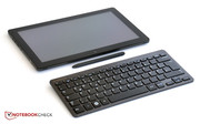 Zum Slate PC gehören neben Tastatur und Stift...
